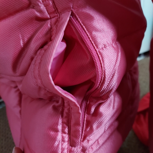GANT Women's Elliot Light Down Jacket Quilted Puffer Coat Size Medium Pink - Picture 8 of 9